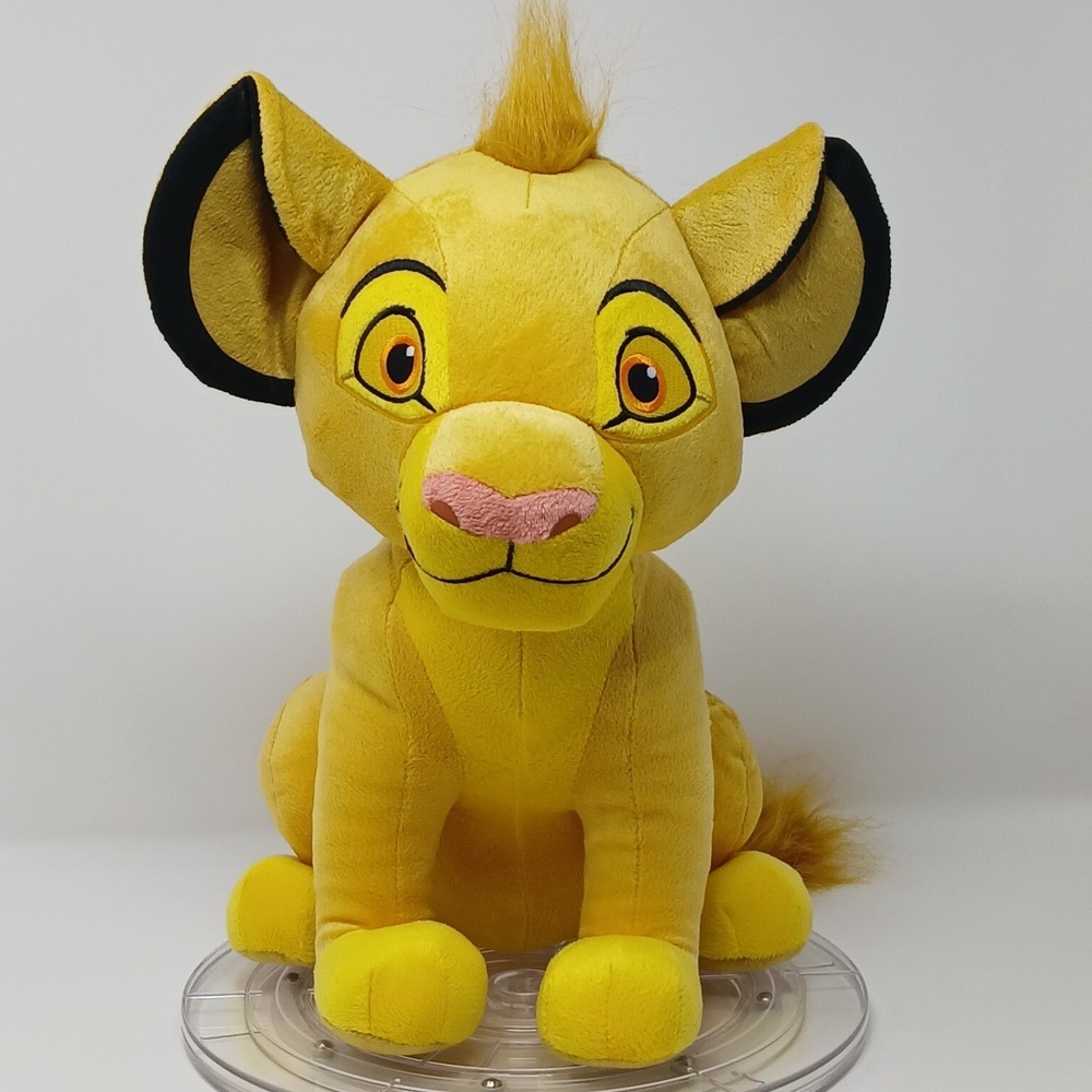 SIMBA Plush Stuffed Animal The Lion King‎ Disney Large 12"